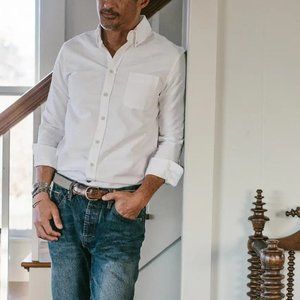 Taylor Stitch The Jack Button Down in White Size 40 (Medium)